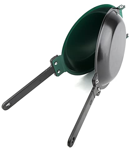 ANKROYU Doppelseitige Bratpfanne, Pfannkuchen Maker, Doppel Grillpfanne mit Beschichtung, Flip Bratpfanne mit Antihaft Keramikbeschichtung, Haushaltsküchen Kochgeschirr