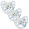 Dentistar Ciuccio Silicone dai 6-14 mesi - 3 pezzi – Ciuccio Orthodontico con step dentale che rispetta denti e mascella – Succhietto senza BPA – Made in Germany - Dente di Leone
