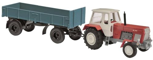 Busch 54200 H0 Landwirtschafts Modell Fortschritt ZT 300 mit HL 80 Anhänger