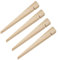 4 x Holzheringe 30 cm im Set – perfekte Sandheringe - Zeltheringe zum Spannen & Abspannen von Vorzelten und Zelten – Robustes Campingzubehör & Zeltzubehör