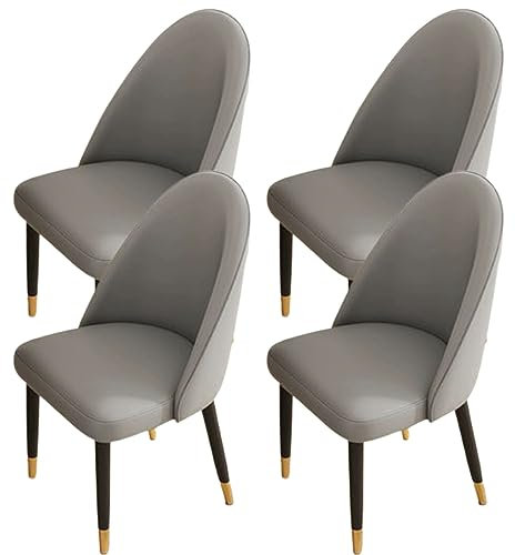Siège À Dossier Haut Chaise Longue Nordique Accueil Chaise De Dossier De Luxe Légère Et Moderne Chaise Rembourrée en Tissu avec Pieds en Métal Moderne pour Cuisine Salon Bureau Chambre
