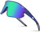 FEISEDY Kinder Jugendliche Sportbrille Baseball Sonnenbrille Fahrradbrille UV400 Schutz für Radsport Tennies Outdoor Sport Jungen Mädchen 7-16 Jahre B4064
