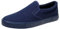 Jamron Hombre Color Sólido Slip On Zapatos de Lona Zapatillas Casual Sneakers Plimsolls Azul Marino SN0706142 EU44