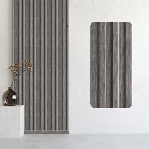 Bildershop-24 14er Set Wandpaneele & Deckenpaneele Dekowa in Eiche Grau 262 x 10,7 x 1,5 cm