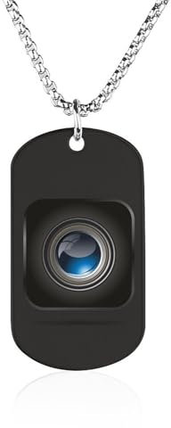 Camera Icon Pendant Necklace Cute Charm Necklace Memorial Jewelry for Women Men