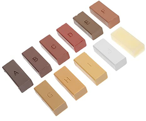 Housoutil 1 Set Floor Repair Wax Quick Drying Hard Wax Filler Wood Floor Repair Kit Restore a Finish for Wood Vinyl Floor Scratch Remover Scratch Cover Resin Kit Strengthen Sink