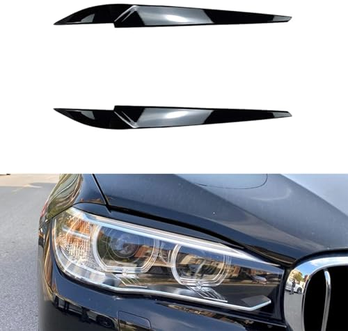 Auto-Kopf-Licht-Lampen-Augenbrauen Decken Scheinwerfer-Lippen-Brauen-Aufkleber ab, für BMW X5 X6 F15 F16 2014 2015 2016 2017 2018