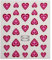 Colcolo Valentines Day Gifts Nail Art Stickers, Heart Love Nail Designs for Girlfriend, Pink