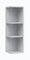 habeig Eckregal Mehrzweckregal Regal Badregal Badschrank weiß Bad, 65 cm hoch 5081