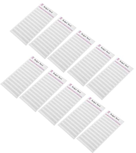 GRIRIW 20 Blatt Budget Marmelade sparplan haushalt organisation persönliche Ausgaben excel persönliche Spesenkarten Helfer zur Kostenerfassung Budgetplaner Einfach Papierstau