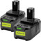 2X 18V 5.5Ah/5500mAh Batteries au Lithium P108 pour P108 RB18L40 P108 RB18L25 P108 RB18L15 RB18L13 P107 P108, P122 P104 P105 P102 P103