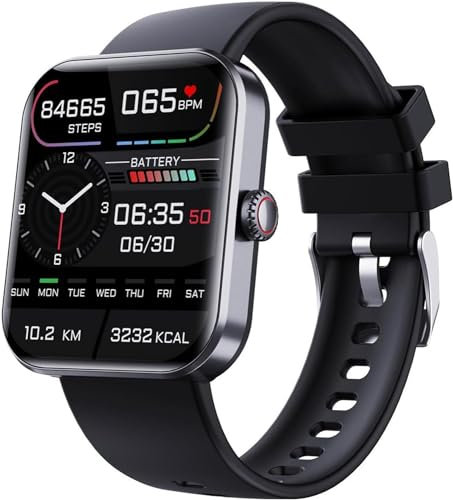 Cautorsy Ribili TrackPro 2.0 Hilipert Trackpro 2.0 Smart Watch hilipert trackpro 2.0 glucose monitor watch, Sherum TrackPro 2.0, Dotmalls TrackPro 2.0, Shirem TrackPro 2.0 (Black-A)
