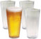 RAONEUS Plastic Glasses Unbreakable Tumblers Drink Tumblers Acrylic Glasses Drinking Cups for BBQ’s,Camping,Picnic,Birthday Party,Everyday Use (405ml Clear)