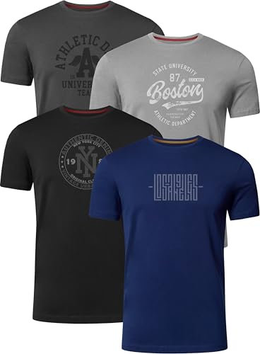 FULL TIME SPORTS Mens T-Shirt Pack of 4 Printed Tshirt PRINT-001-PACK-6-XXL