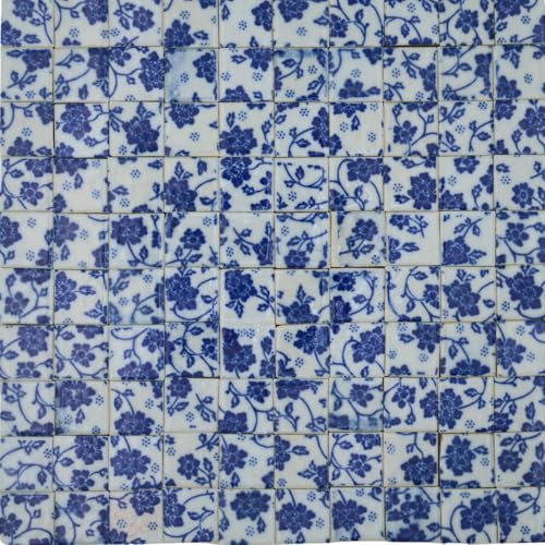 Yuvori Handgefertigte Keramik-Mosaikfliesen, 2 cm, 0,5 kg, DIY, traditionelles chinesisches Qinghua und moderne Stile, Innendekoration, DIY-Kunstprojekte in Badezimmern, Küchen, Wohnzimmern (11)