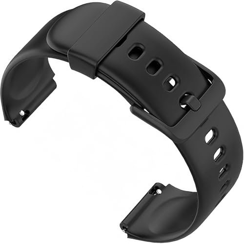 Gittos 19mm Armband für Hama 5910,ID205L Silikon Sport Ersatzarmband Kompatibel mit Yamay fitness,GRV FC1,Fitpolo H205L,Black SW01,Letscom,Letsfit,Lifebee,Willful,ID205S,ID205G