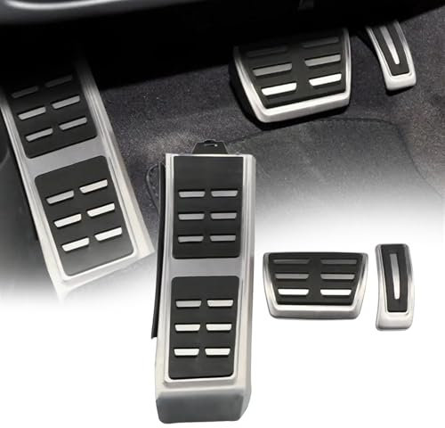 WILSEM Auto-Ruhepedal-Schutzpolster Für Kraftstoff- Und Bremspedale Für A&UDI A6 C7 S6 4G 2012 2013 2014 2015 LHD Pedale