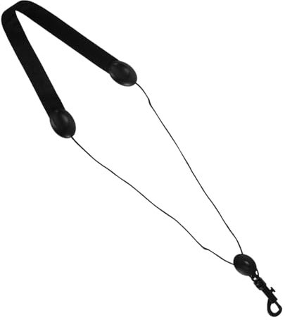 Generisch Halsband Für Klarinette Saxophongurt Aus Nylon Klarinettenkram Tragegurt Halsband Für Saxophon Klarinettengurt Klarinetteninstrument Halsband Für Altsaxophon Black Abs-kunststoff