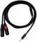Eighosee Hifi 3.5mm to 2 XLR Male Cable Silver-Plated Stereo 3.5 Aux to Xlr Cable, 3.5 Aux to 2Xlr, 2M