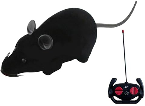Remote Control Raat - Remote Control Raat Realistic Prank | Rc Mice Toy For Cat | Prank Joke Scary Trick Raats |Flocking Wireless Chasing Electronic Interactive | A Better Gift For Your Cats, Dogs,Pet