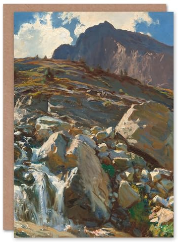 Artery8 John Singer Sargent Art Card Simplon Pass Landscape Painting