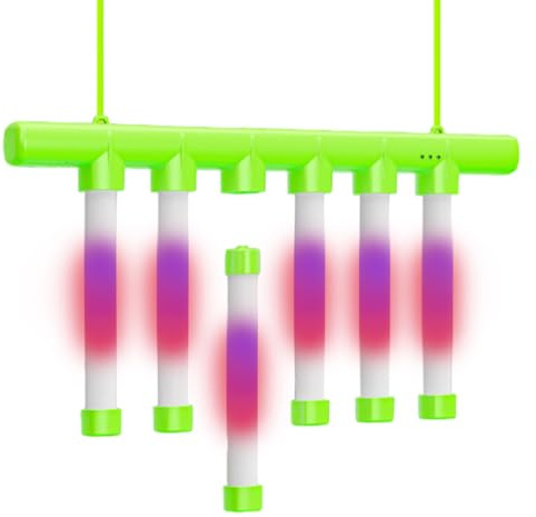 Wuvfojca Chopsticks Catch Game PP 40 cm Catch Game Falling Sticks with Lights Hand Eye Coordination Game Children Challenge Game Perfected Adjustable Refcies for Children Family Athletes