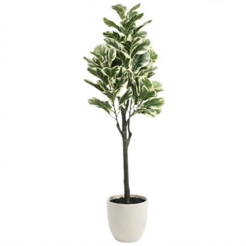 Clove, Planta Artificial Grande, Ficus Artificial 150 cm, Decorativas, Árbol, Decoración Hogar, para Interior, Oficina, Hoteles, Eventos – Planta Realista, Ideal para Espacios Modernos