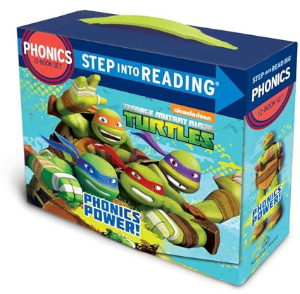 Phonics Power! (Teenage Mutant Ninja Turtles): 12 Step into Reading Books (Step into Reading Boxed Set)