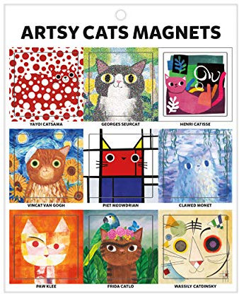 Artsy Cats Magnets (Mudpuppy)