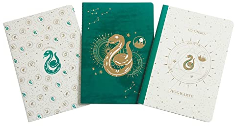 Harry Potter: Slytherin Constellation Sewn Notebook Collection (Set of 3) (Harry Potter: Constellation)
