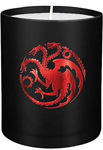 Game of Thrones: House Targaryen Large Glass Candle