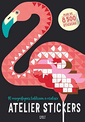 Atelier stickers: 40 magnifiques tableaux à réaliser, plus de 8500 stickers