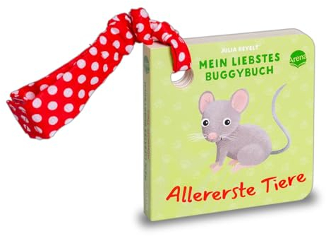 Mein liebstes Buggybuch. Allererste Tiere: Buggybuch mit Stoffband