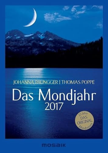 Das Mondjahr 2017: s/w-Taschenkalender