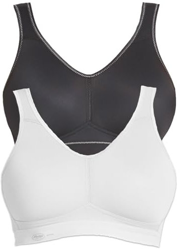 Anita 2er Sparpack Sport-BH Light & Firm 5521 Gr. 90E in 1xschwarz 1xweiß