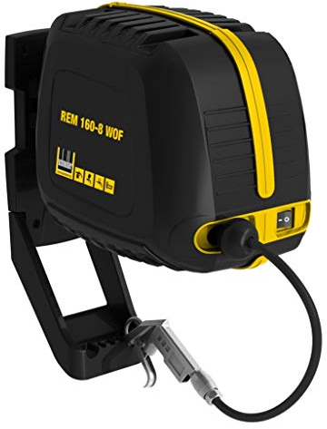 Schneider Druckluft Kompressor ReelMaster REM 160-8 (mit Schlauchaufroller 10 m Druckluftschlauch, Druck 8 bar, Füllleistung 70 l / min) 1129740358