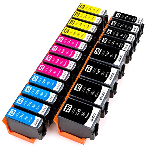 ESMONLINE 20 er Set Multipack kompatible Druckerpatronen als Ersatz für Epson 202 XL (T02E74) für Expression Premium XP-6000 XP-6100 XP-6005 XP-6105