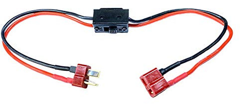 VUNIVERSUM 1x T-Dean auf T-Dean Premium EIN Aus On Off Power Schalter Schalterkabel Servo Lipo LED Empfänger T-Dean Stecker 16AWG Kabel Switch