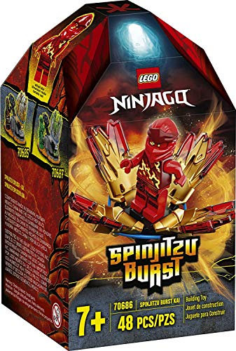 LEGO NINJAGO Spinjitzu Burst - Kai 70686 NINJAGO Accessory Set Building Kit Featuring Ninja Minifigure, New 2020 (48 Pieces)