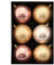 com-four® 6X Weihnachtskugel - Christbaumkugeln aus bruchsicherem Kunststoff für Weihnachten - Baumschmuck für den Christbaum - Christbaumschmuck Ø 8 cm (06 Stück - Pretty)