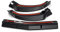 W205 Frontspoiler, 3 Stücke W205 Auto Frontlippe Kinn Stoßfänger Lippe Spoiler Splitter Body Kit Für Mercedes Für Benz C-Klasse W205 C250 C300 C350 2015-2018,Gloss Black