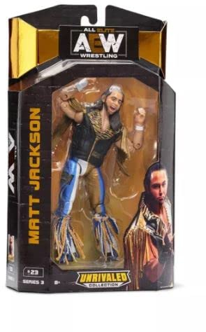 AEW Unübertroffene Unrivaled Luminaries Collection Wrestling Actionfigur (wählen Sie Wrestler) (Matt Jackson (Serie 3)), Weiß