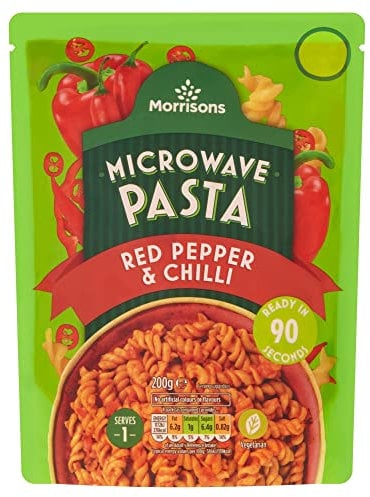 Morrisons Microwave Pasta Red Pepper & Chilli, 200g