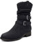 Ataiwee Stivali da cowboy da donna, stivali da cowgirl con cerniera laterale tacco basso metà polpaccio stivali western., Nero 4002, 41.5 EU