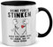 22Feels Tasse Deine Fürze Stinken Aber Ich Liebe Dich Solange Bis Sie Mich, Männer Jahrestag Geschenk für Ihn, Freund Ehemann, Valentinstag, Geburtstag Haferl (Zweifarbig Weiss-Schwarz)