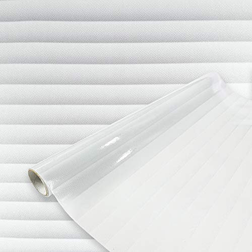 Fensterfolie selbsthaftend 45x100 cm | Statische Sichtschutzfolie ohne Kleber aus PVC | Selbsthaftende Glasfolie für Lichtdurchlass und Privatsphäre | Fensterfolie statisch haftend | Erika