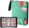 480 Pockets Trading Card Binder Cards Holder Album, 60 Pages 4-Pocket Card Binder PU Leather Collectible Card Album with Zipper for Boys Girls Collector