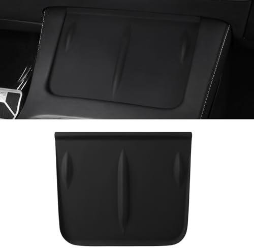 BASENOR Upgrade Tesla Model Y Model 3 Center Console Wireless Charger Mat Silicone Cover Wireless Charging Phone Pad for Tesla Interior Accessories (Not Suitable for 2024 2025 Model 3)