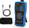Detector de Gas de Amoníaco Portátil, YF-5800G Monitor de Gas NH3 Recargable por USB con Alarma Visual y Audible, Rango de Medidor de Amoníaco 0-100 ppm con Resolución de 0,1 ppm para Granja