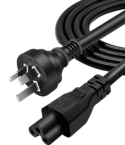 5 m Netzkabel EU-Stecker C7 Bipolar 2 Kabel C7 Stromkabel Euro 8 für PC Monitor, DVD, Drucker, Samsung Philips LG Sony TV, PS5, PS4, PS3, Microsoft Surface Go/Laptop/Book, HP Envy